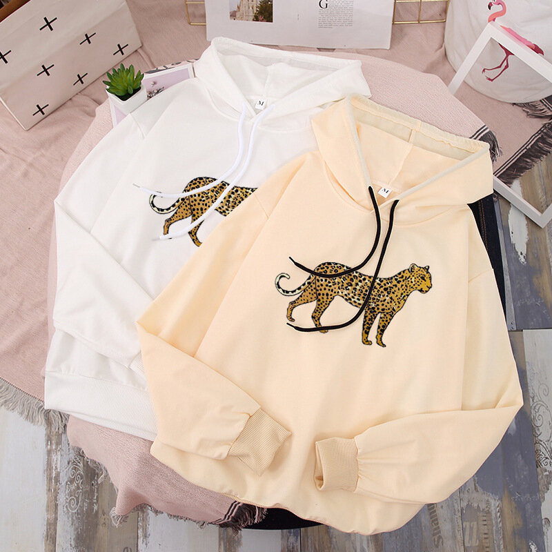 2020 primavera invierno abrigos niño niña amigo regalo animal suéter de leopardo casual pareja camisa hombres hoodies pullover streetwear