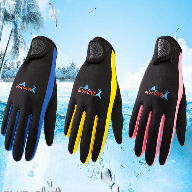 Luvas de mergulho neoprene, Luvas quentes de surf, Snorkeling, Surf e Surf, Nova moda, 1.5mm, Surf e Surf