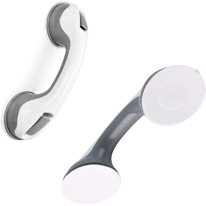 Hot 1/2Pcs Safety Helping Handle Anti Slip Support Toilet Bathroom Safe Grab Bar Handle Vacuum Sucker Suction Cup Handrail