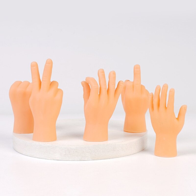 Neuheit Lustige Finger Hände Füße Fuß Modell Heikles Spielzeug Puppets Um die Kleine Hand Modell Halloween Geschenk