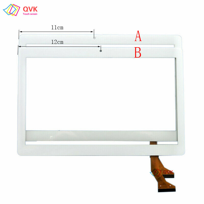 Tableta MJK-0887 p/n de 10,1 pulgadas, MJK-0746 con pantalla táctil capacitiva, Sensor digitalizador, Panel de vidrio externo, color blanco y negro, MJK-1152