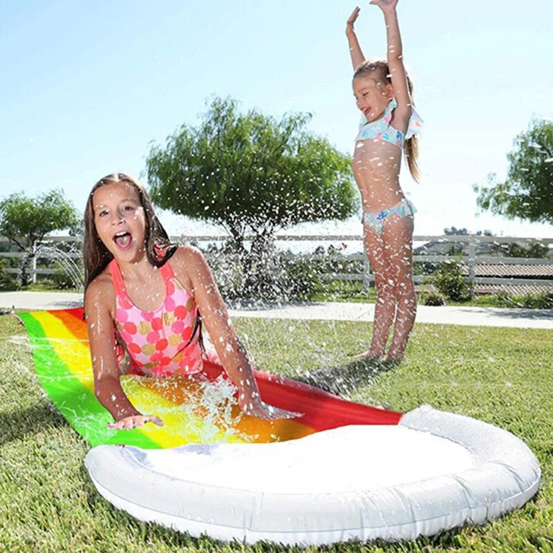 Tobogán acuático inflable para niños, juegos de piscina de PVC de verano, juguetes para exteriores, juegos de piscina, juguetes para exteriores