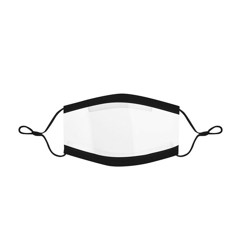 5 pçs adulto moda impresso máscara lavável transparente visível lábio máscara facial reutilizável boca máscara protetora tampões 2020