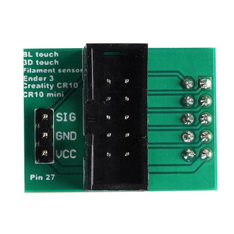Lebih Luas Power Channel Pin 27 Papan Adaptor Sensor Meng-upgrade untuk Creality CR-10 Ender-3 Ender 3 Pro BL-TOUCH BLTouch 3D Bagian Printer