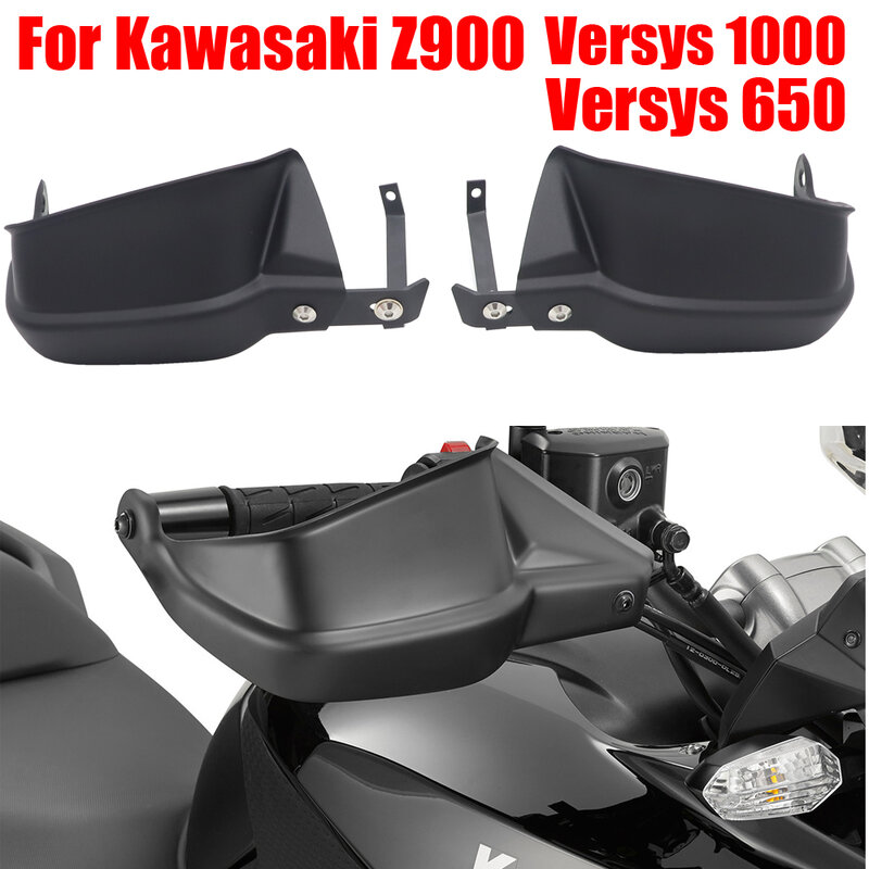 Guardamanos para motocicleta, protectores de manos Z900 para Kawasaki Versys 1000 2017-2012 Versys 650 2020-2008 2019 2018 2017 2016