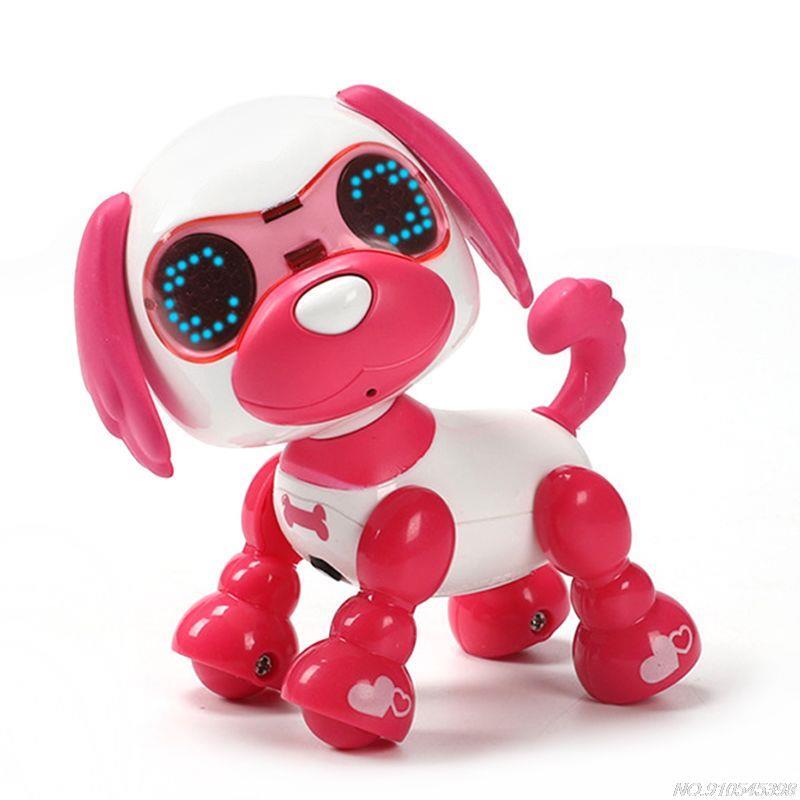 Robot pies Robotic Puppy interaktywna zabawka urodziny prezenty prezent gwiazdkowy zabawka dla dzieci AG05 21 Dropshipping