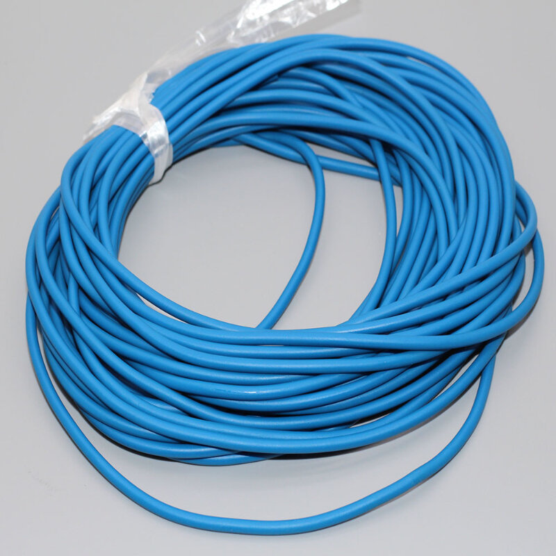 Lenza da pesca con cinturino elastico alto 2mm lenza da pesca in gomma solida da 10M corda da Tennis elastica corda da pesca con lenza