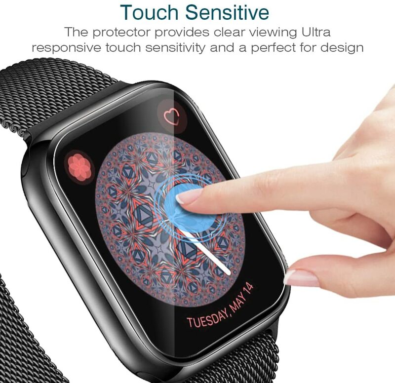 Protecteur d'écran pour Apple Watch Series 7, 8, Film TPU transparent HD, iWatch Series 6, 5, 4, 3, 2, 1, SE, 38mm, 42mm, 40mm, 44mm, 41mm, 45mm