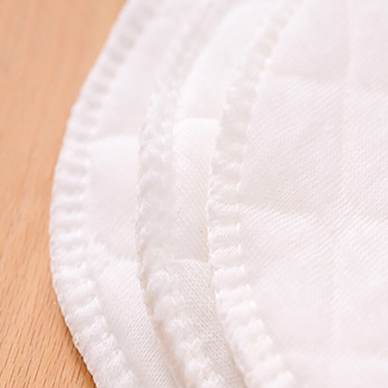 Almohadillas de algodón reutilizables para lactancia de bebé, accesorio de lactancia de 3 capas, impermeable, lavable, suave y absorbente, 6 uds.