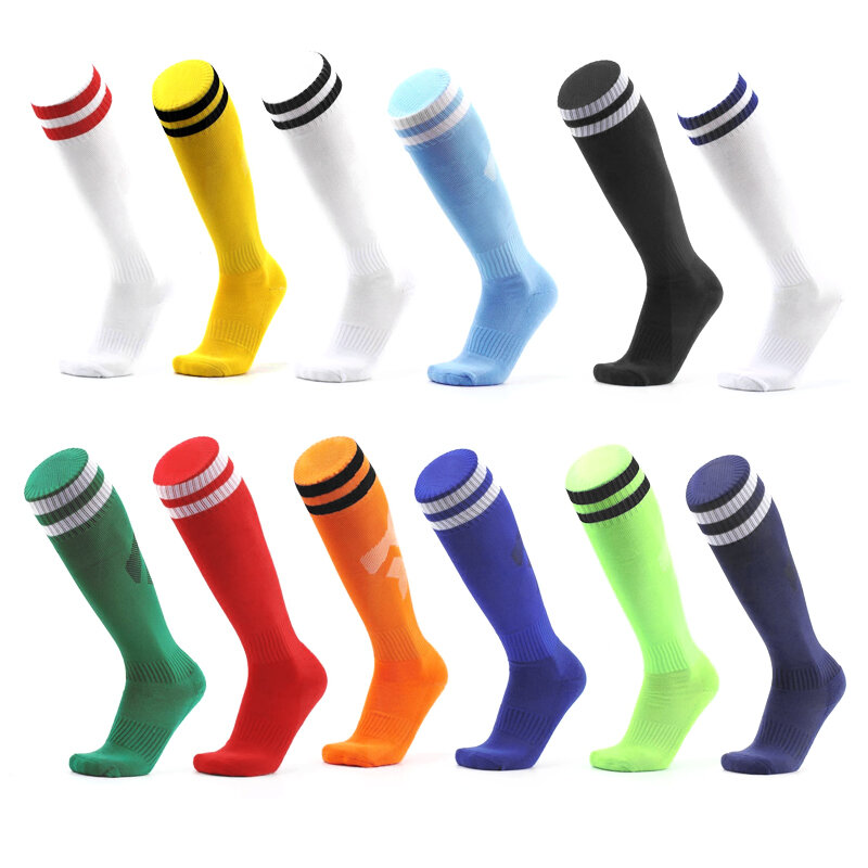 Calzini da calcio Running Golf Compression Socks uomo donna nero bianco a righe multicolori calzini sportivi vene Varicose Anti fatica