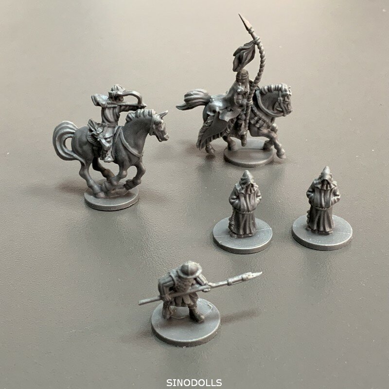 ¡Novedad! lote de juego de mazmorra y dragones en miniatura de D & D modelo Wars figuras para juego de juguete
