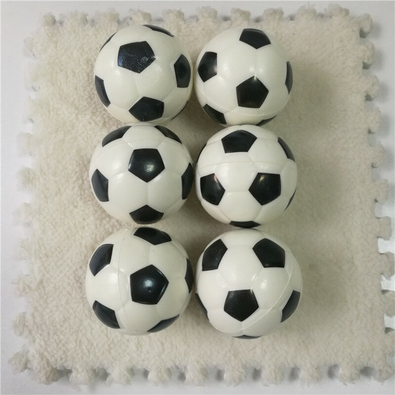 Pelota de goma de espuma suave para niños, pelota antiestrés de fútbol, juguetes para apretar, alivio del estrés, 6,3 cm/10cm