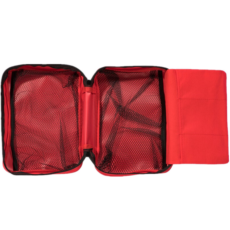 빨간색 응급 처치 가방 빈 1 원조 가방 섹션 디바이더 의료 여행 케이스 자동차 홈 오피스 주방 스포츠 야외에 대한 의학 가방