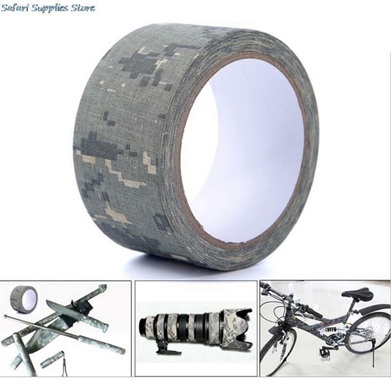 1pc Durevole Army Camo Caccia All'aperto di Tiro Cieco Wrap Camouflage Stealth Tape Involucro Impermeabile 5cm x 4.5m