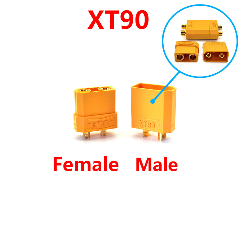 Ensemble de connecteurs de batterie, 5/10/30 paires, compte 60H, compte 90, EC2, EC3, EC5, prise T, mâle, femelle, gels plaqués or, pour pièces RC