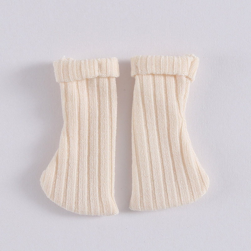 1/6 BJD accessori per bambole calzini calzini filettati calzini bianchi calzini impilati calzini lunghi per 1/6 Yosd, 30CM BJD SD DD calzini giocattolo bambola