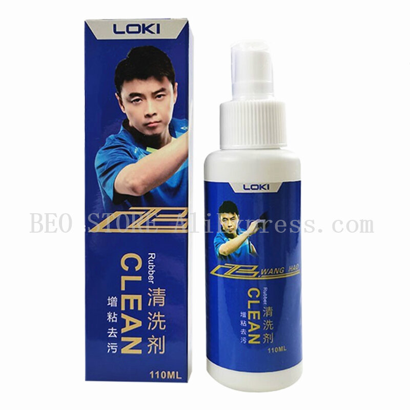 LOKI Professional Table Tennis Rubber Cleaner 110ml Ping Pong Racket Clean Mist Wash Detergent Water