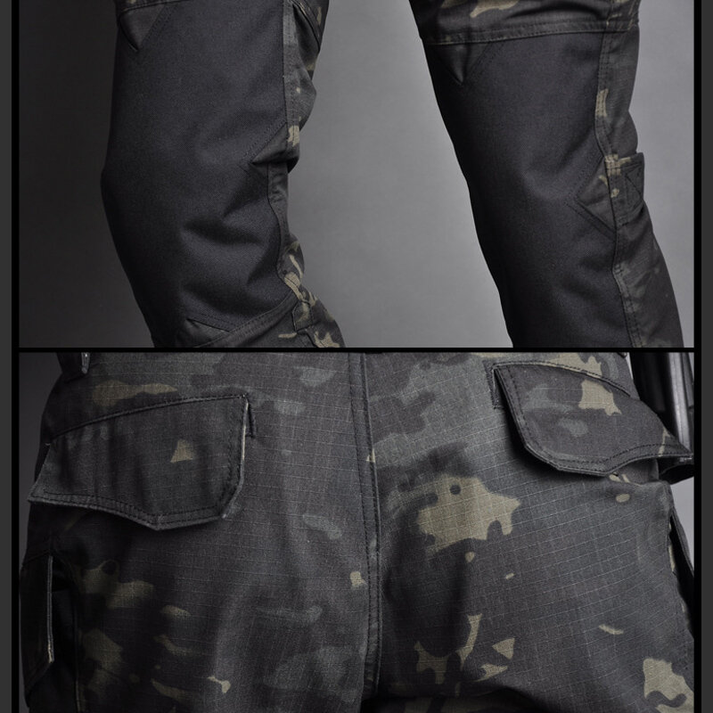 Spodnie taktyczne wojskowe moro spodnie bojowe na co dzień strój myśliwski na zewnątrz taktyka spodnie męskie spodnie robocze spodnie wojskowe ubrania męskie