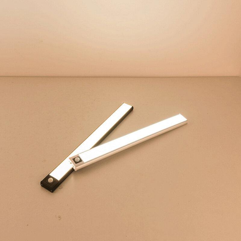 PIR Motion Sensor Thermische LED Unter Kabinett Licht USB Rechargealbe Magnet Hand Sweep Sensor Ultra Dünne Aluminium Shell Nacht Lampe
