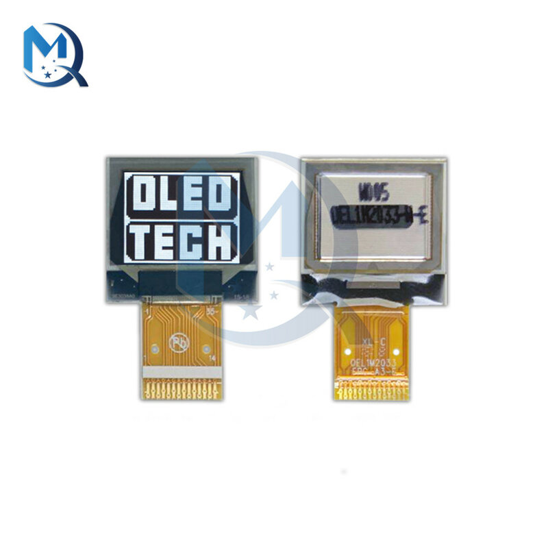 จอแสดงผล OLED 0.66นิ้ว LCD หน้าจอ OEL 1M2033 SSD1317 Driver IC 14Pin 64X48ความละเอียดอินเทอร์เฟซ IIC สำหรับ arduino