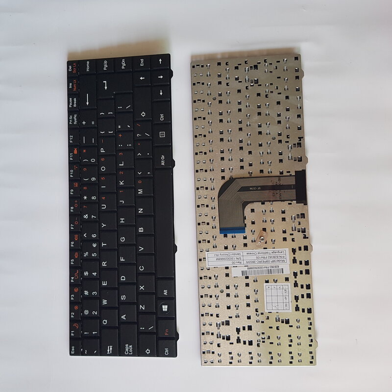 TW – clavier chinois traditionnel pour ordinateur portable, version américaine, noir, pour ECS MB40, MP-09P83RC-3602W, MP-09P86U4-36021W
