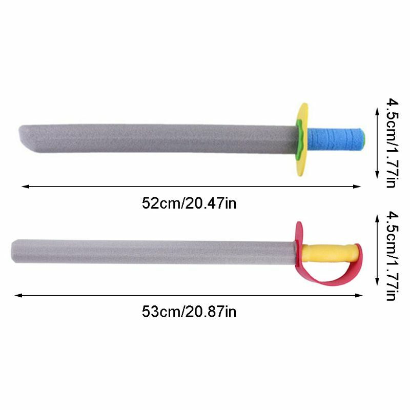 4Pcs/Set Creative EVA Foam Sword Knife Weapon Safety Performance Props Cosplay Costume Pretend Play Toy