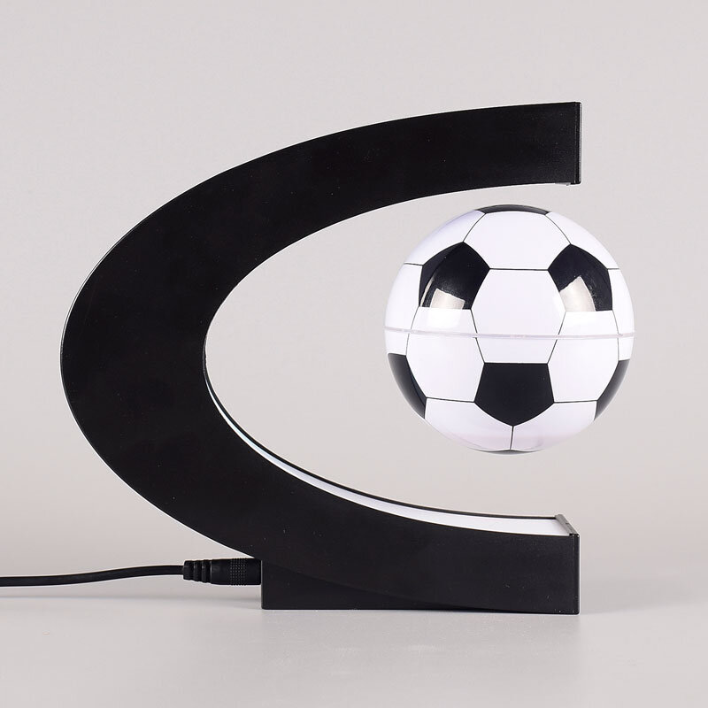 Levitação magnética modelo de futebol globo flutuante mundo crianças educação presente, escritório estudo mesa decoração, presentes aniversário para crianças