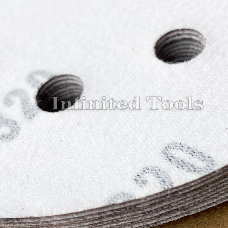 /05/2019 Abrasifs en Papier de Verre à Boucle à Crochet, Outils de Polissage, 8 Trous, 125mm, 10 Pièces