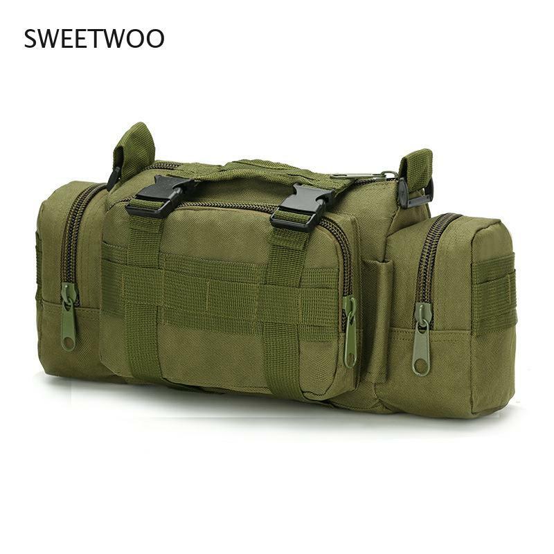 Alta qualidade ao ar livre militar tático mochila cintura pacote saco de acampamento caminhadas bolsa 3p peito