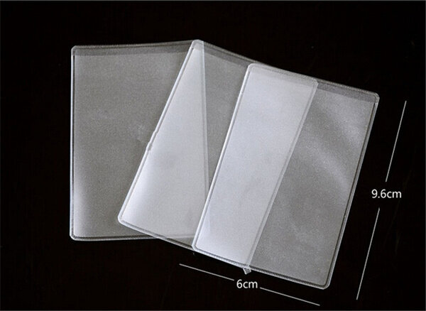 10pcs 소프트 플라스틱 투명 신용 카드 슬리브 프로텍터 방진 방수 신제품