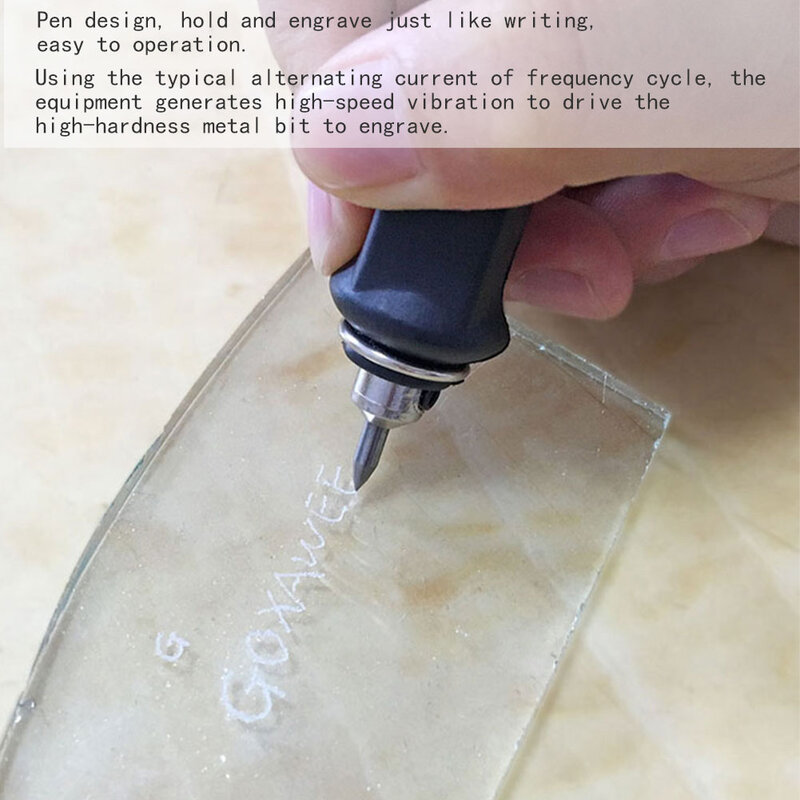 Hout Router Graveermachine Elektrische Graveur Etsen Pen Voor Sieraden Glas Hout Keramische Metalen Plastic