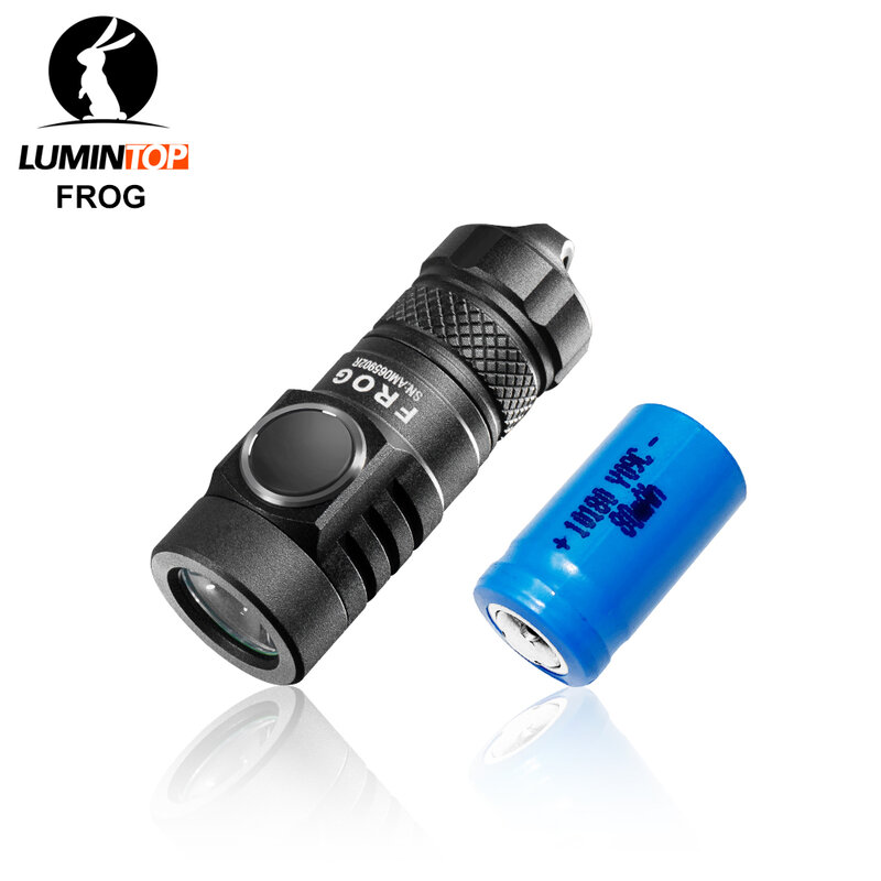 Lumintop Ếch 10180 Đèn Pin 570 Lumens 10440 Đèn Pin 750 Lumens Mini Móc Khóa Đèn Pin