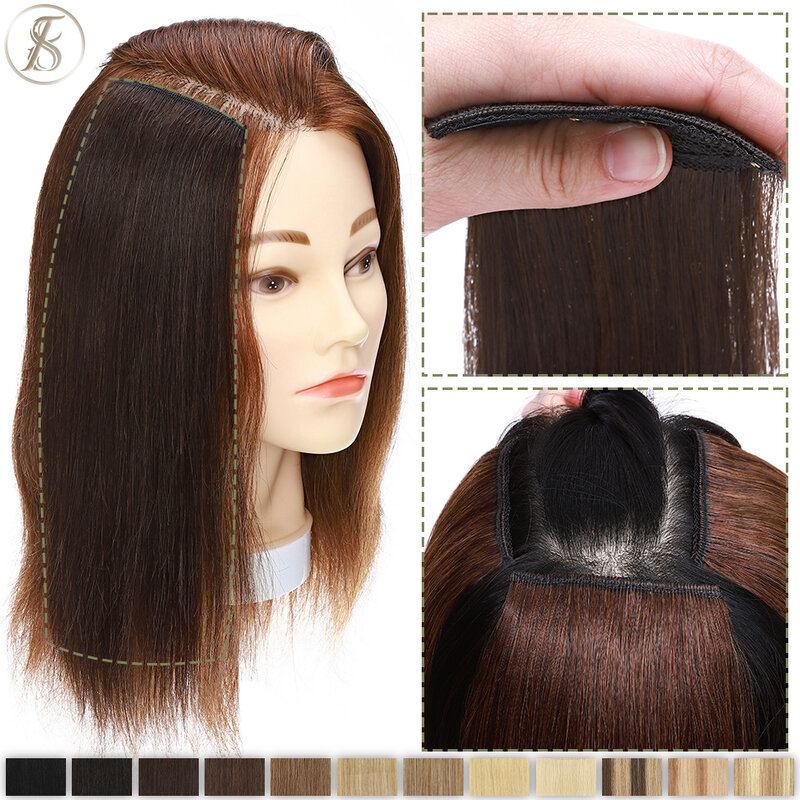 Tess Clip In Human Hair Extensions 100% Natuurlijke Extensie Haarclip 8Cm Haarstukje Bijvullen Haarvolume Clip In Natuurlijk Haar