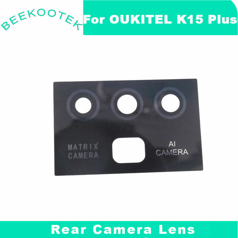 새로운 오리지널 OUKITEL K15 플러스 휴대 전화 후면 카메라 렌즈 교체 수리 액세서리 K15 플러스 6.52 인치 스마트 폰, OUKITEL K15 플러스 후면 카메라 렌즈 교체 수리 액세서리