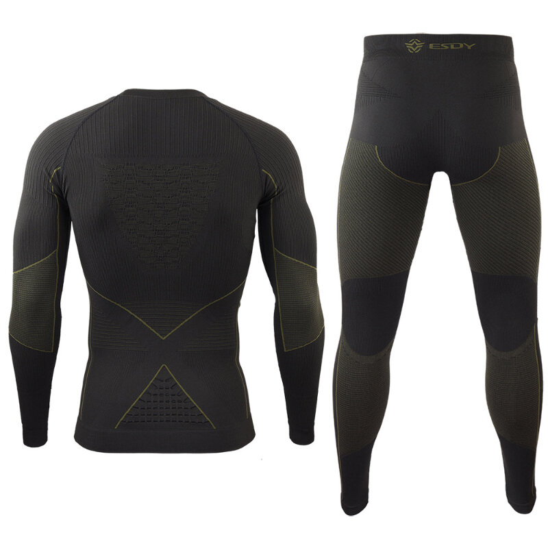 Neue Feste Farbe Outdoor-Sport Radfahren Kleidung Kompression Funktion, Warme Eng anliegende Wicking männer Unterwäsche Anzug