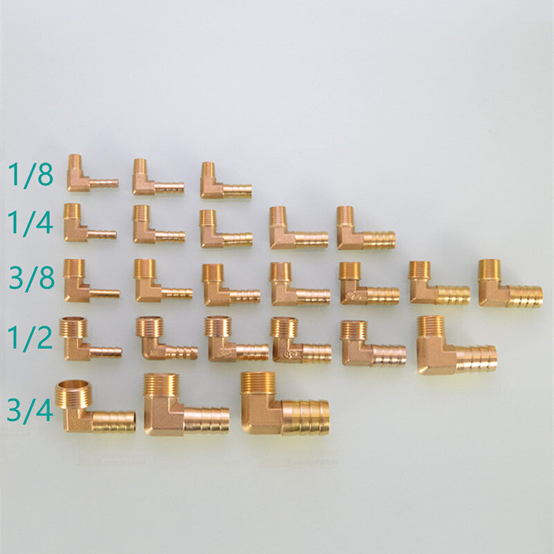 Accesorio de manguera de latón, acoplador de conector de cobre de rosca macho hembra BSP, 6/8/10/12/14/16/19/25mm, 1/8 ", 1/4", 3/8 ", 1/2", 3/4 ", 1"