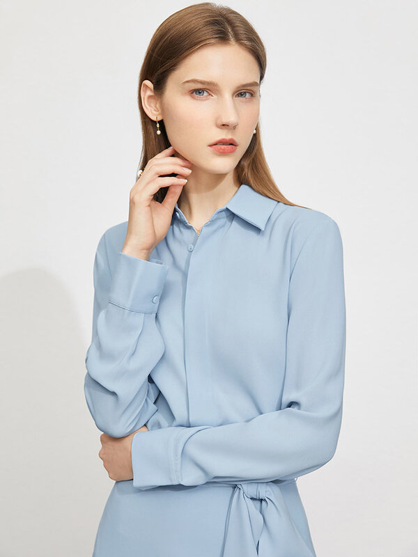 Amii-Falda minimalista de otoño para mujer, camisas elegantes de oficina, faldas de vendaje de cintura alta, se venden por separado, 12140711