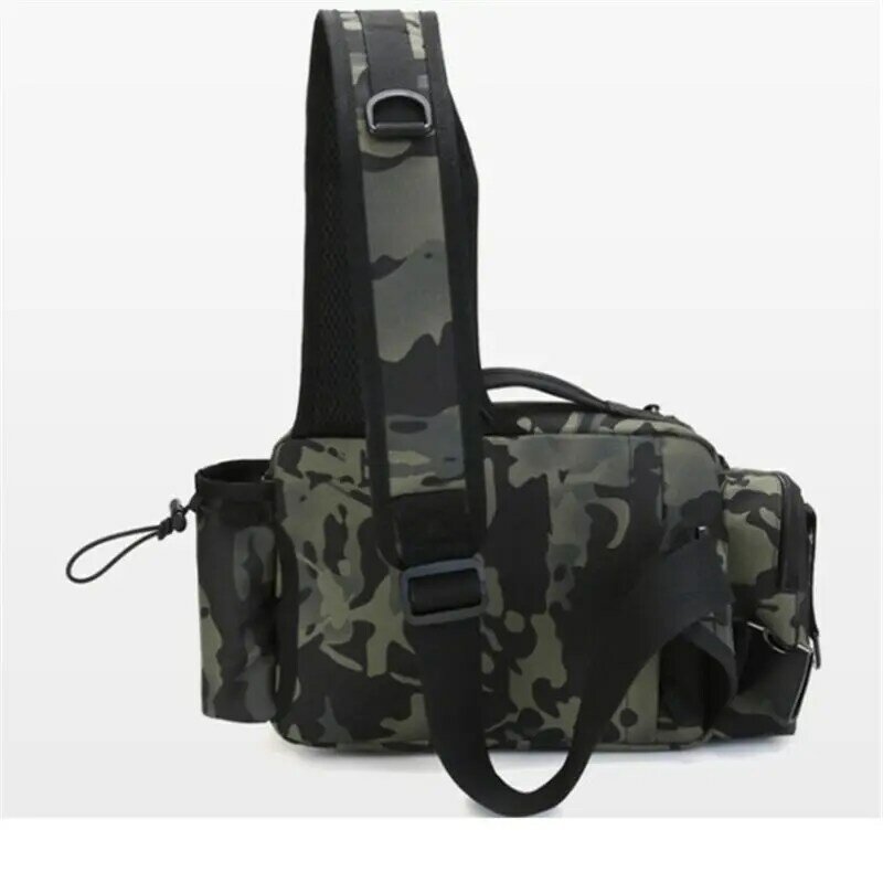 Large capacity Luya bag multifunctional waist bag fishing rod bag tactical backpack messenger bag fishing inserting fishing bag