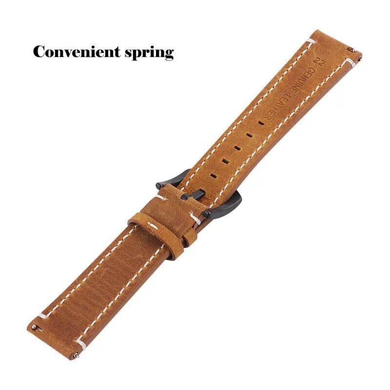 Ремешок для часов UTHAI P18 из телячьей кожи, высококлассный браслет в ретро стиле, кожаный браслет для наручных часов, 18 мм 20 мм 22 мм