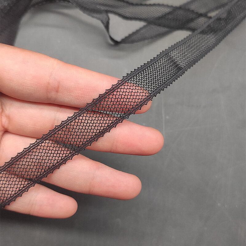 Lace Ribbon para costura Wig Caps, Edge Materials, 14mm, 100 jardas/Bundle