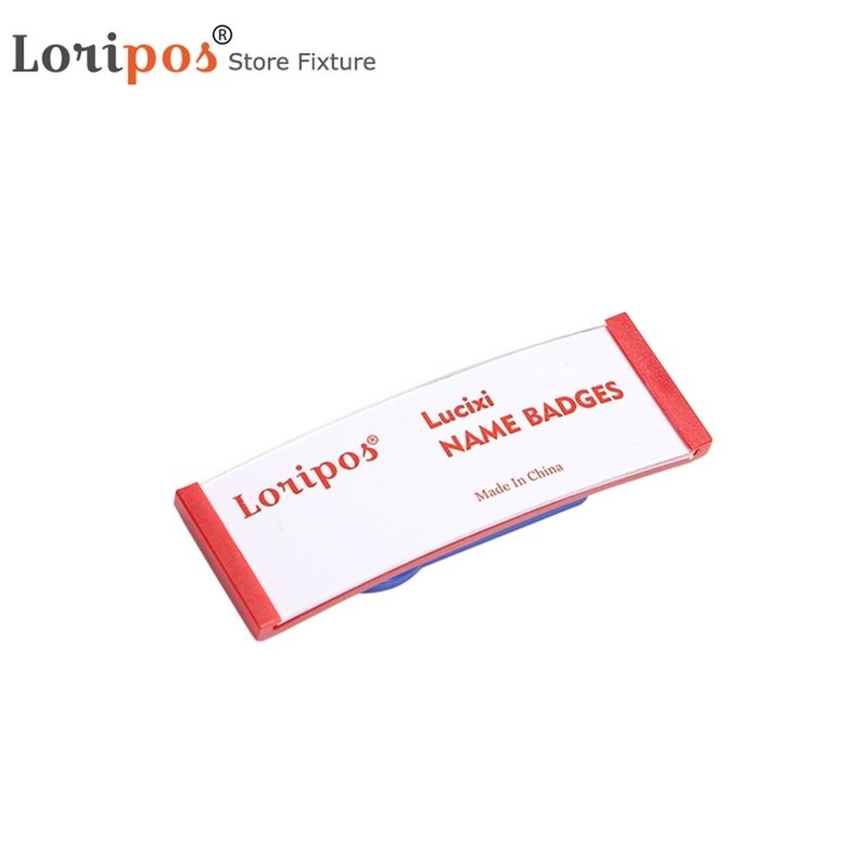 Soporte magnético para tarjetas de identificación, accesorio con hebilla de cierre magnético, 63x22mm, 50 piezas