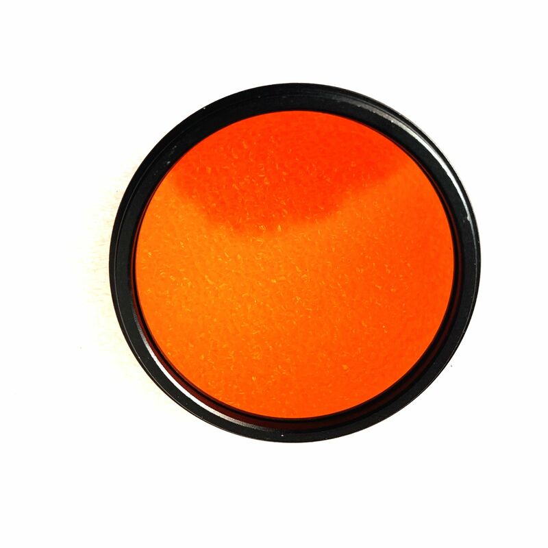 diameter 49mm with metal frame ring 590nm IR ray pass filter glass CB590 for camera lens