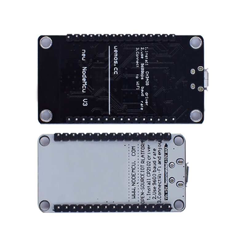 V3ไร้สายโมดูล NodeMcu 4M Bytes Lua WIFI Internet Of Things Board Based ESP8266 ESP-12E สำหรับ Arduino CH340/CP2102