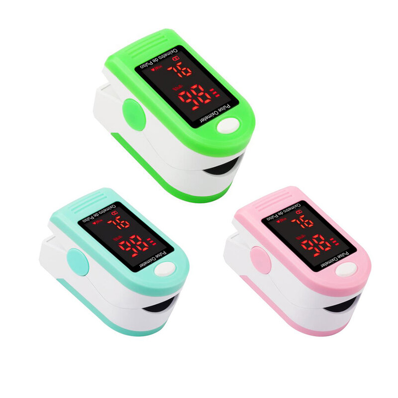 Professional Finger Pulse Oximeter Blood Oxygen Saturation Monitor Heart Rate Detector Health Monitors