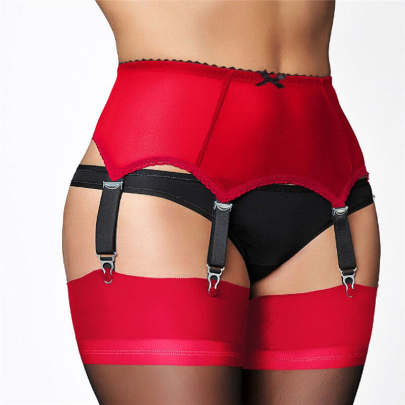 Sexy Lingerie Garter Belt Women's High Waist Mesh Suspender Belts Female Ladies Elastic Garters Femme Underwear Sleepwear