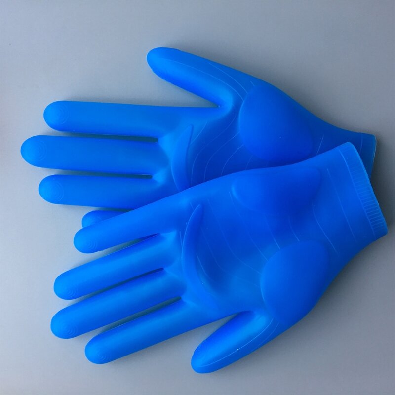 1 пара Многоразовые безопасные силиконовые перчатки для микроволновой печи для эпоксидной смолы литья ювелирных изделий варежки поделки своими руками инструменты X4YA