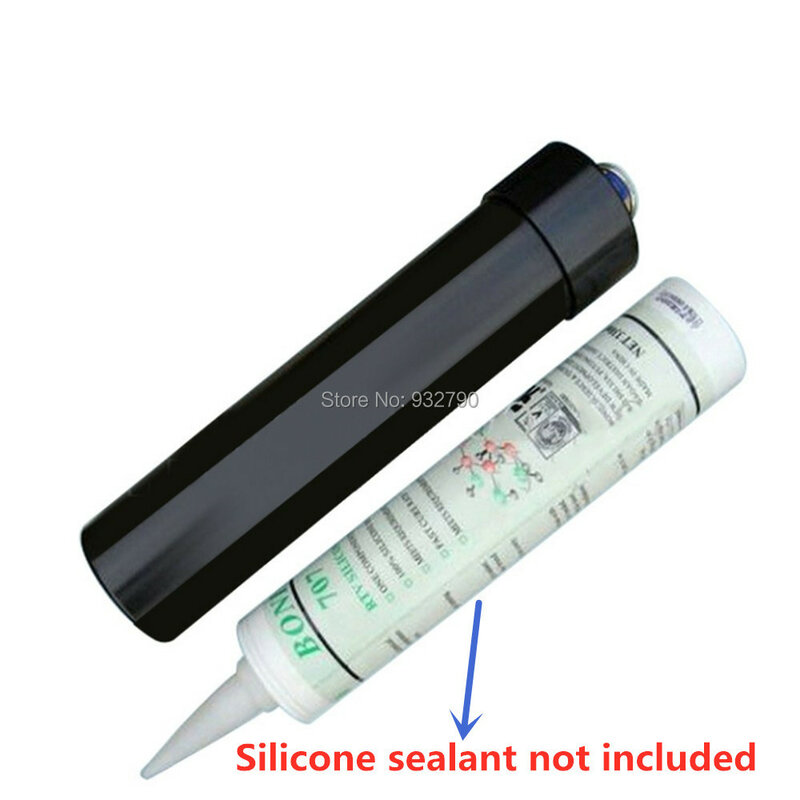 330ml silicone selante cartucho arma de silicone um componente cola epóxi adesivo vidro cimento aplicador calafetagem cartucho dispenser