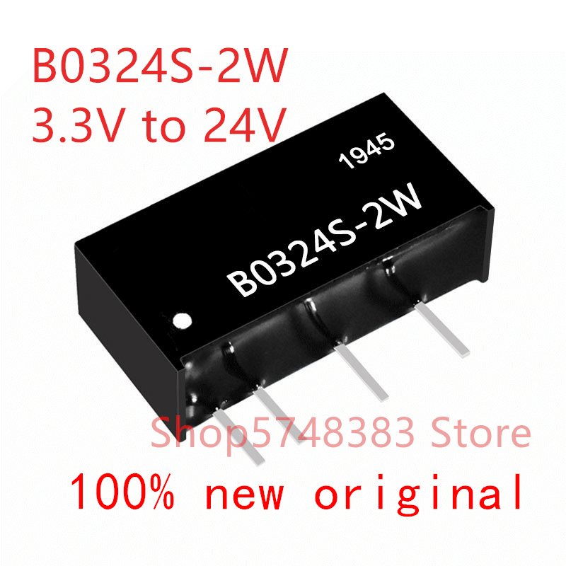 B0324S-2W original B0324S 2W B0324 100% V a 24V, fuente de alimentación de aislamiento, 1 unids/lote, 3,3 nuevo