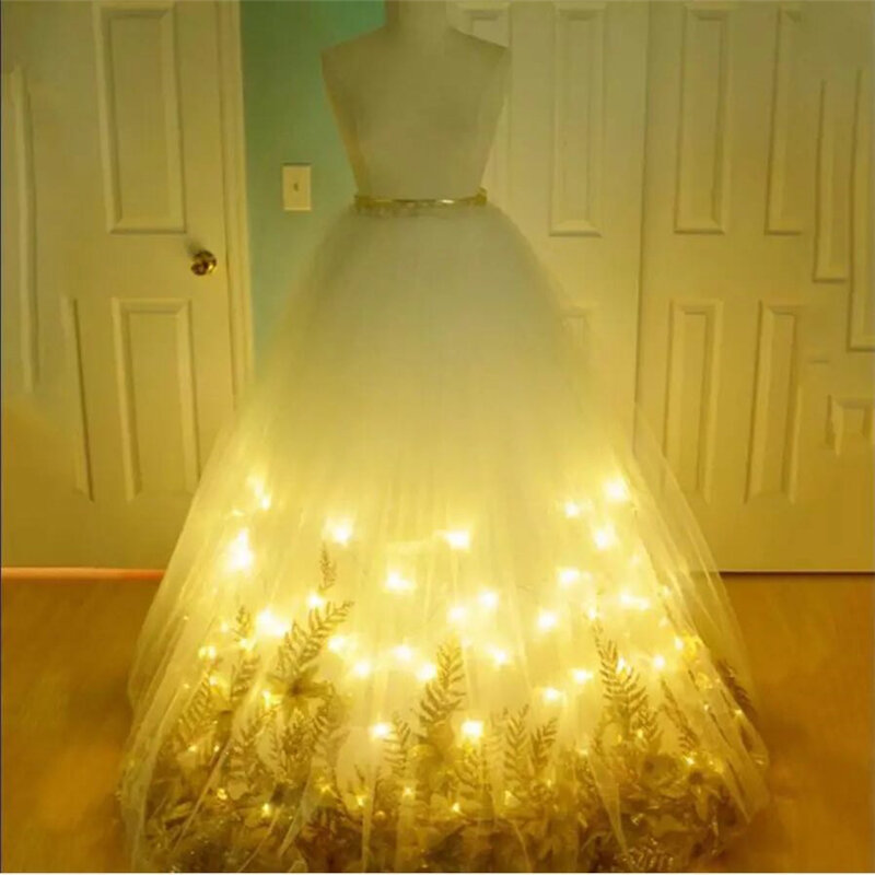 2M 20 leds srebrny drut wróżka girlanda lampa girlanda żarówkowa LED Lights świąteczna dekoracja weselna strona główna zasilana baterią CR2032