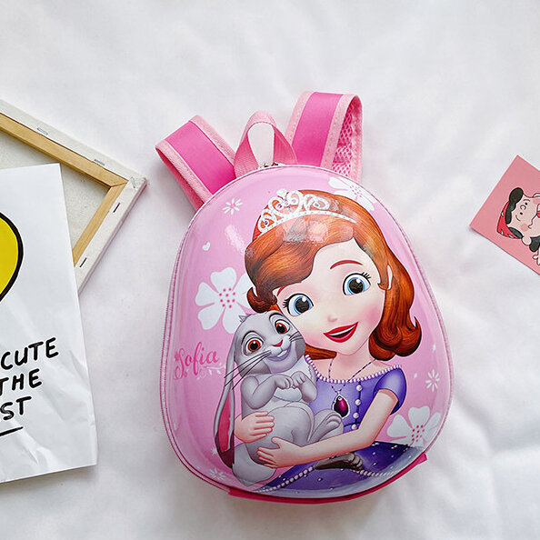 Disney Trẻ Em Schoolbag Cho Cô Gái Hoạt Hình Công Chúa Sofia Mẫu Giáo Ba Lô Sinh Viên Chống Thấm Nước Đa Chức Năng Du Lịch Ba Lô
